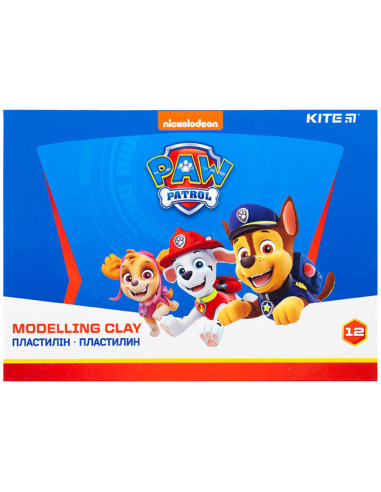 Моделин Kite Paw Patrol 12 цвята, 240g