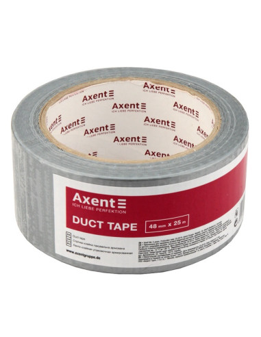 Универсална лента тиксо Axent Duct Tape 48 mm x 25 m Сив