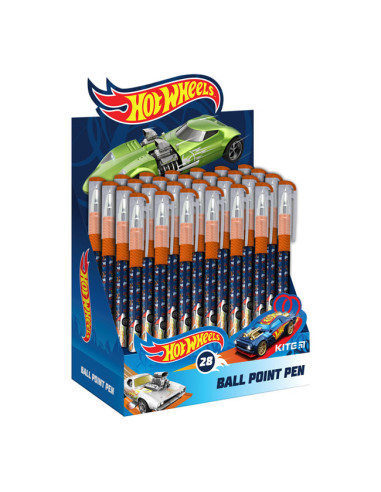 Химикалка Kite Hot Wheels 0.5 mm Син