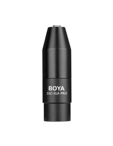 Конвертор BOYA 3.5mm TRS към XLR, 12-48V Phantom Power 35C-XLR Pro