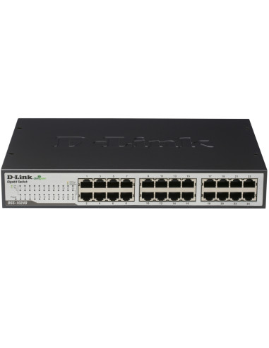 D-Link 24-Port 10/100/1000Mbps Copper Gigabit Ethernet Switch, rack mountable