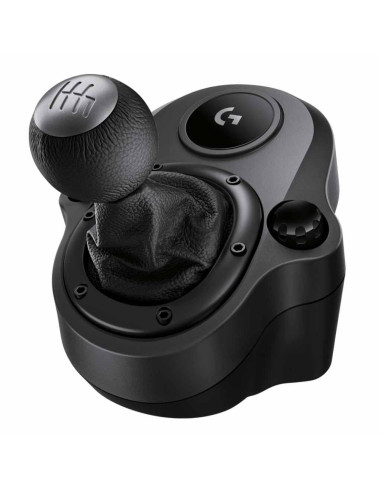 Logitech G Shifter, Six Speeds, G923, G29 AND G920 Racing Wheels, Steel, Leather