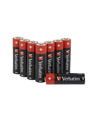 Verbatim ALKALINE BATTERY AA 8 PACK (HANGCARD)