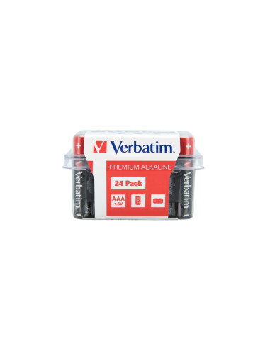 Verbatim ALKALINE BATTERY AAA 24 PACK (BOX)