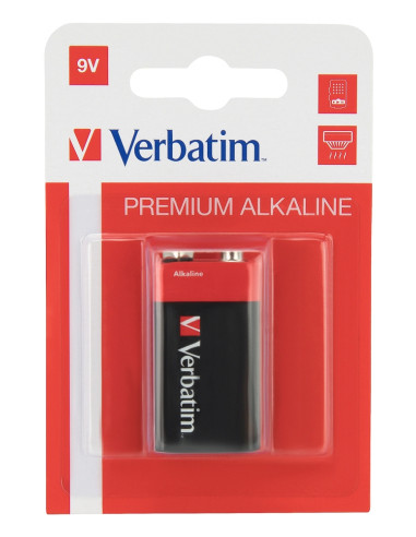 Verbatim ALKALINE BATTERY 9V 1 PACK (HANGCARD)