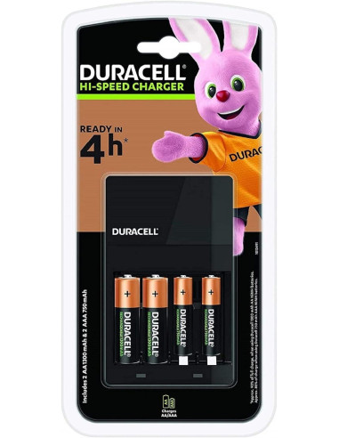 Зарядно устройство CEF14 + 2AA NiMH 1300mAh + 2AAA NIMH 750mAh 4h DURACELL