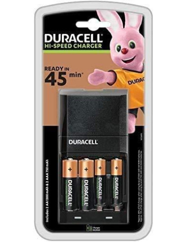 Зарядно устройство CEF27 + 2AA NiMH 1300mAh + 2AAA NIMH 750mAh 45 min. DURACELL