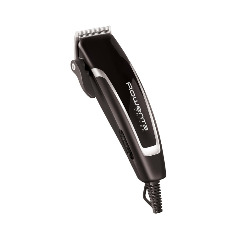 Rowenta TN1603F0, Hair clipper Driver Black, Professional blade AC motor, 4 combs (3,6,9,13mm), scissors, comb (42mm), cleani