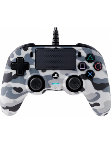 Жичен геймпад Nacon Wired Compact Controller Camo Grey, Сив