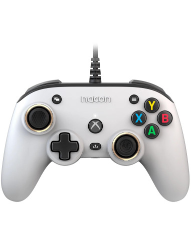 Жичен геймпад Nacon XBox Series Pro Compact White, Бял