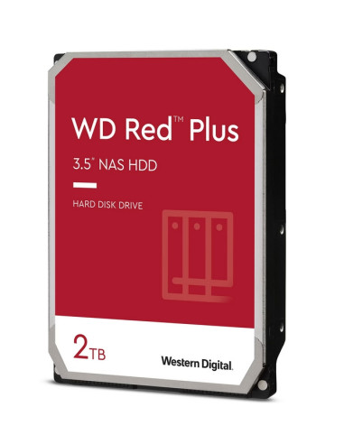 Western Digital Red 2TB Plus ( 3.5", 128MB, 5400 RPM, SATA 6Gb/s )