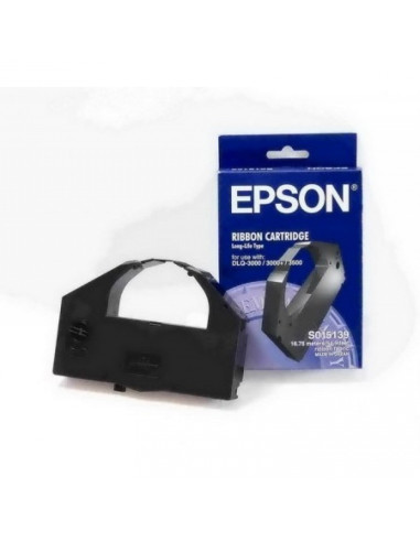 Epson Longlife Black Fabric Ribbon for DLQ-3000/DLQ-3000+/DLQ 3500