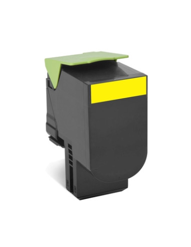 Lexmark 80C2HY0 CX410, 510 Yellow Return Programme 3K Toner Cartridge