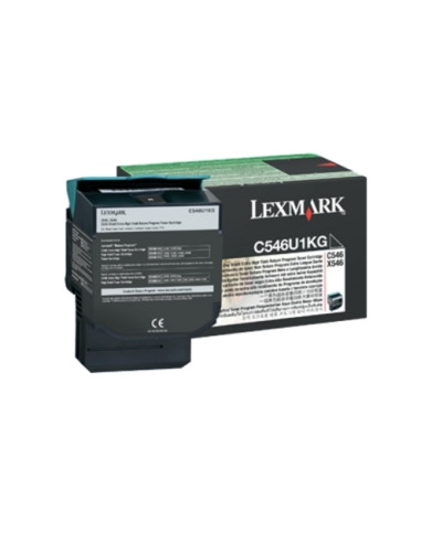 Lexmark C546U1KG C/X 546, 548 Black Return Programme 8K Toner Cartridge