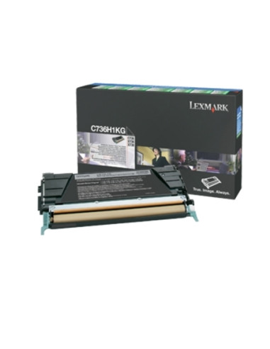 Lexmark C736H1KG C/X736, X738 Black Return Programme 12K Toner Cartridge