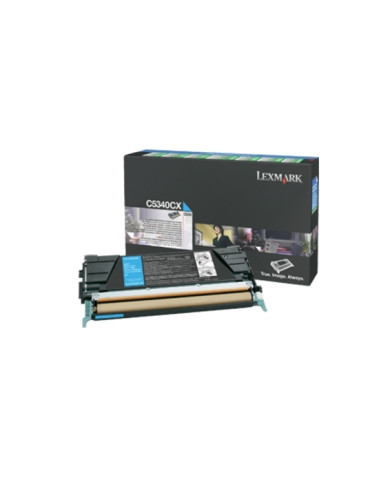 Lexmark C5340CX C534 Cyan Return Programme 7K Toner Cartridge