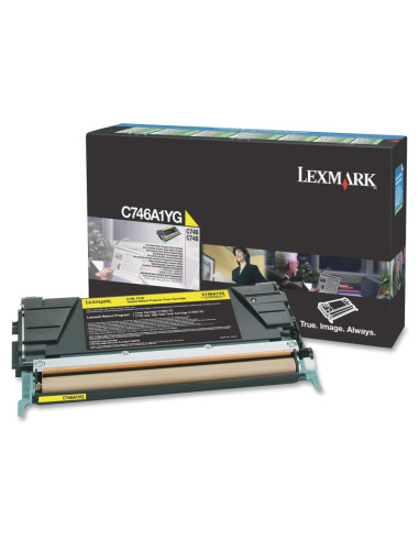 Lexmark C746A1YG C746, 748 Yellow Return Programme 7K Toner Cartridge