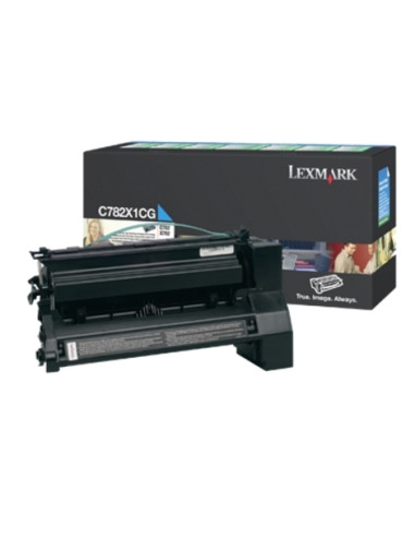 Lexmark C782X1CG C/X782, 782XL Cyan Return Programme 15K Print Cartridge