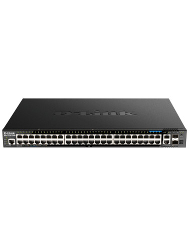 D-Link 44 ports GE PoE + 4 ports 2.5 GE PoE + 2 10GE ports + 2 SFP+ Smart Managed Switch