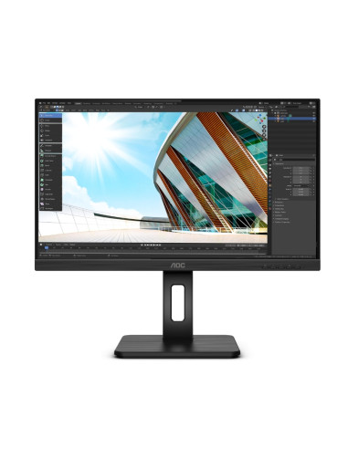 AOC 24P2Q, 23.8" WLED IPS, 1920x1080@75Hz, 4ms GtG, 250cd/m2, 1000:1, DC50M:1, Adaptive Sync, FlickerFree, Low Blue Light, 2W