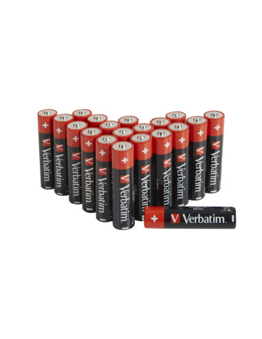 Verbatim ALKALINE BATTERY AA 20 PACK (HANGCARD)