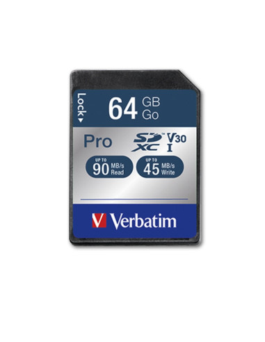 Verbatim 64GB SDHC Pro Class 10 UHS-I