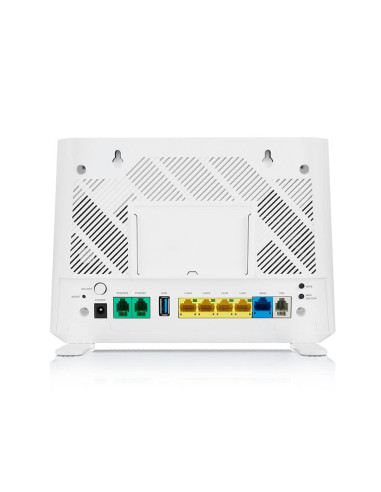 ZyXEL WiFi 6 AX1800 VDSL2 IAD 5-port Super Vectoring Gateway (upto 35B) and USB with Easy Mesh Support