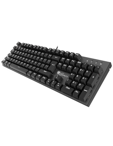 Genesis Mechanical Gaming Keyboard Thor 300 Green Backlight Outemu Blue Switch Us Layout