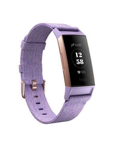 Fitbit Charge 3 Special Edition NFC, Lavender Woven