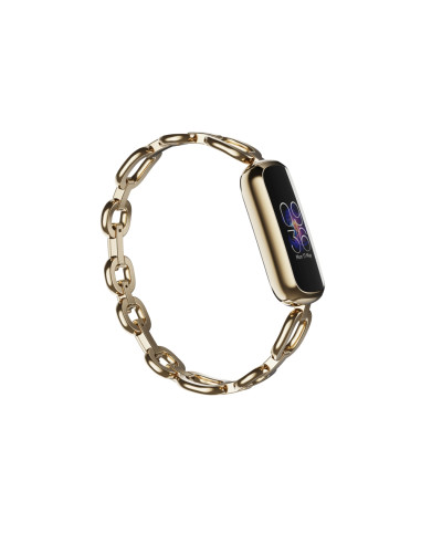 Fitbit Luxe, Special Edition Gorjana w Jewellery Band, Soft Gold Peony