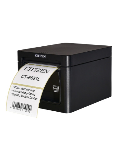 Citizen CT-E651L Printer, Label, USB, Black