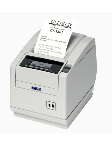 Citizen CT-S801II Printer, Label version, No interface, Ivory White