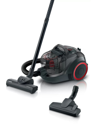 Bosch BGC21POW1, SER4 Bagless vacuum cleaner ProPower, 750 W, 2.0 L, 78 dB(A), Black