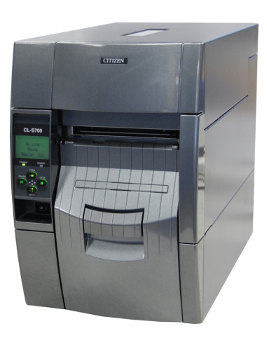 Citizen CL-S700IIR Printer, Grey, internal Rewinder/Peeler, with Compact Ethernet Card