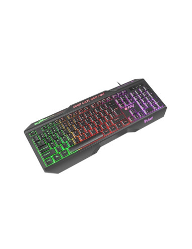 Fury Gaming Keyboard, Hellfire, 2 Backlight, US Layout