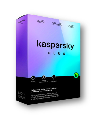 Kaspersky Plus Eastern Europe  Edition. 1-Device 2 year Base Download Pack