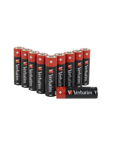 Verbatim ALKALINE BATTERY AA 10 PACK (HANGCARD)