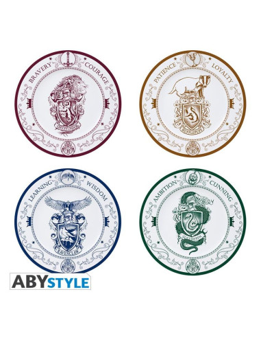 Комплект чинии ABYSTYLE HARRY POTTER PlatesHogwarts Houses