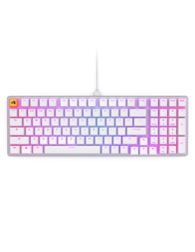 Геймърска механична клавиатура Glorious GMMK 2 White - Fox Switches US-Layout