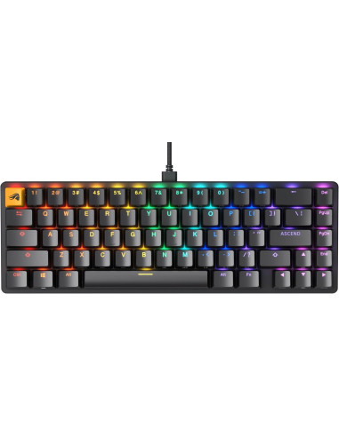 Геймърска механична клавиатура Glorious GMMK 2 Black Compact- Fox Switches US-Layout