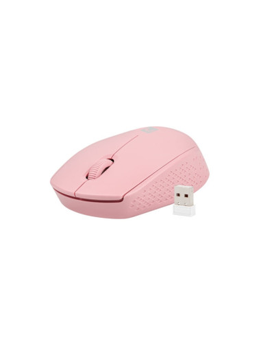 Natec Mouse Stork Wireless 1600DPI Optical, Pink+Natec Mouse Pad Photo Italy 220 x 180 mm