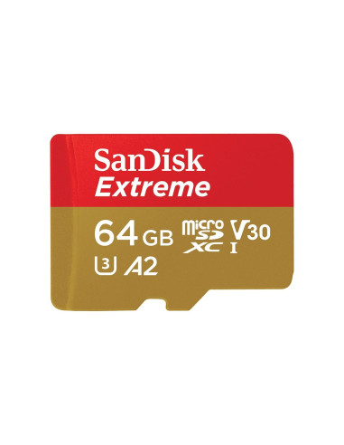 Карта памет SANDISK Extreme microSDXC, 64GB