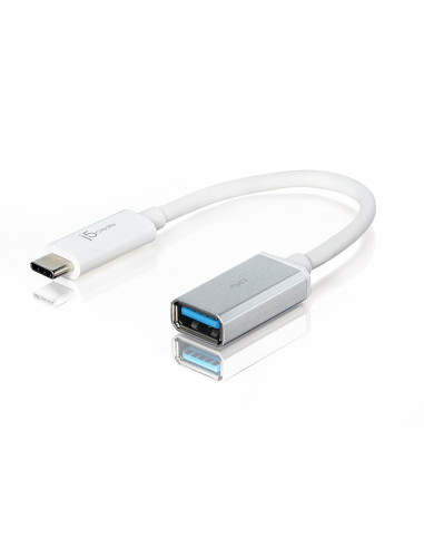 Адаптер j5create JUCX05, USB-C 3.1 мъжко - USB-A женско 5Gb/s, 90см