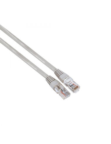 Мрежов кабел HAMA, CAT 5e, FTP/UTP, RJ-45 - RJ-45, 1.5 м, екраниран, сив, булк опаковка