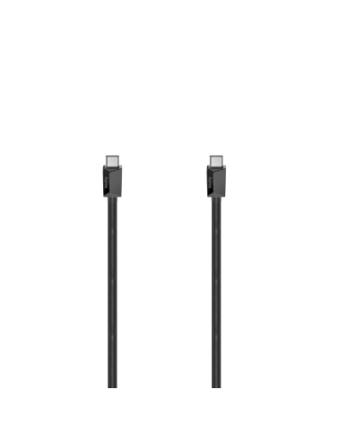 Кабел HAMA USB-C мъжко - USB-C мъжко, 0.75 м, 480Mb/s, USB 2.0, Черен