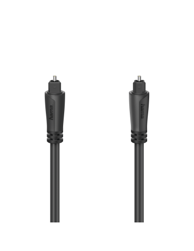 Аудио оптичен кабел Hama ODT plug (Toslink), 1.5 m, Черен