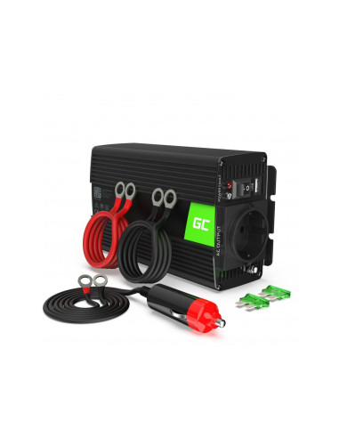 Инвертор GREEN CELL 24V/500W чиста синусоида