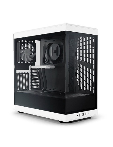 Кутия HYTE Y40 Tempered Glass, Mid-Tower, Бяло и Черно