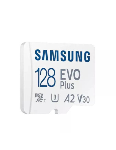 Карта памет Samsung EVO Plus, microSDXC, UHS-I, 128GB, Адаптер