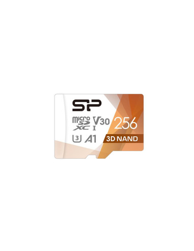 Карта памет Silicon Power Superior Pro, 256GB, microSDXC, Class 10, SD Adapter